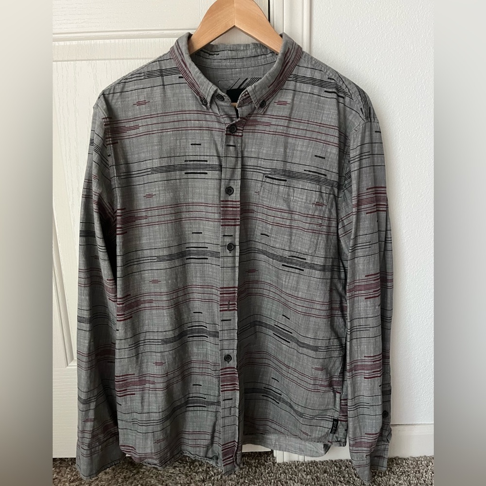 Prana Shirt Long Sleeve Broderick Medium